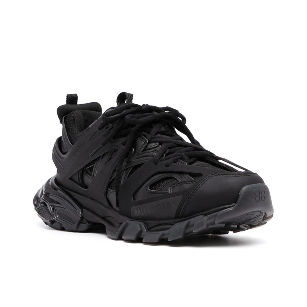Balenciaga Track Clear Sole Sneaker Size 41W/9.5US Black on Black
